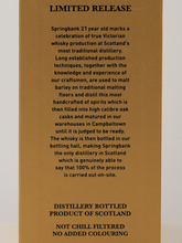 Load image into Gallery viewer, Springbank 21 Years 2024 Release