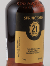 Load image into Gallery viewer, Springbank 21 Years 2024 Release