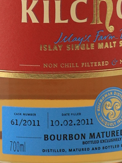 Kilchoman 13 Years 2011 Bourbon Barrel