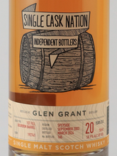 Load image into Gallery viewer, Single Cask Nation Glen Grant 20 Year Old 2003 58.9%