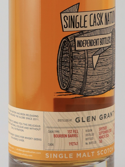 Single Cask Nation Glen Grant 20 Year Old 2003 58.9%
