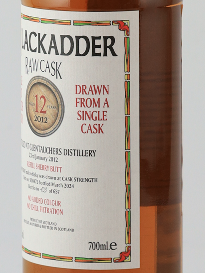 Black Adder Raw Cask Glenturret 12 Years 2012