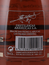 Load image into Gallery viewer, Ron Arehucas　Anejo Reserva Especial 12 years (defective cap? No box)