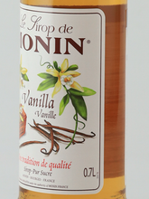 Load image into Gallery viewer, Monin Vanilla Syrup 700ml
