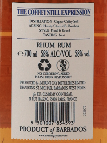 Mount Gay Master Blender Collection Coffey Still