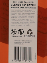 Load image into Gallery viewer, Johnnie Walker Blender's Batch Bourbon &amp; Rye 1L