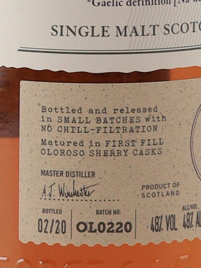 The Glenlivet Nadurra Oloroso 2020 Release 1L