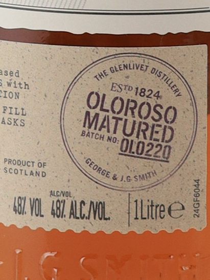 Glenlivet Nadura Oloroso 2020 Release 1L (No box)