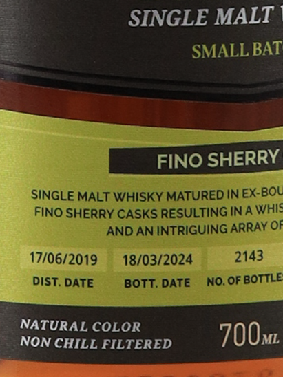 M&H Apex Fino Sherry Cask