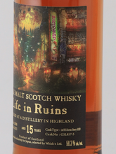 Load image into Gallery viewer, Life in Ruins Highland Single Malt 15 Years 2008