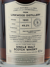 Load image into Gallery viewer, Connoisseur's Choice Cask Strength Linkwood 30 Years 1993