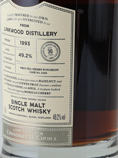 Connoisseur's Choice Cask Strength Linkwood 30 Years 1993