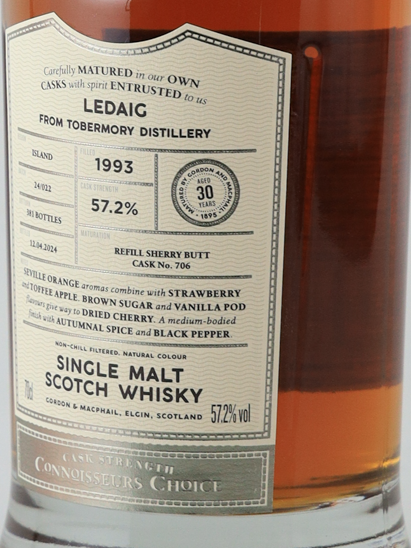 Connoisseur's Choice Cask Strength Ledaig 30 Years 1993
