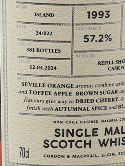 Connoisseur's Choice Cask Strength Ledaig 30 Years 1993