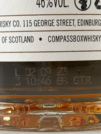 Compass Box Orchard House Old Label Lot 02 09 23 700ml (Parallel Import) - image 8