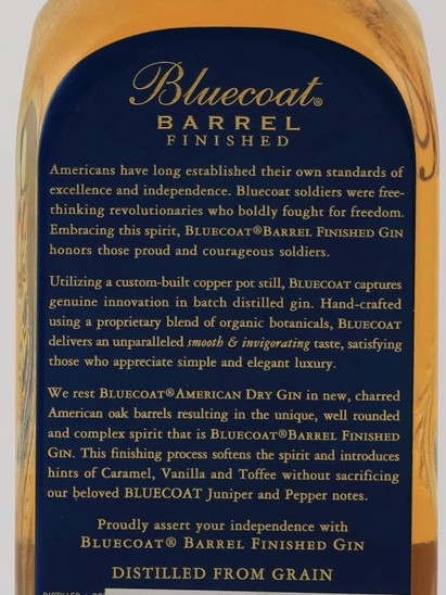 Blue Coat Barrel Finish Gin