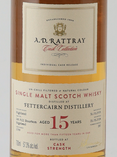 AD Rattray Fettercairn 15 Years 2009