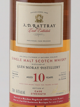 Load image into Gallery viewer, AD Rattray Glen Moray 10 Years 2013