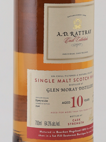 AD Rattray Glen Moray 10 Years 2013