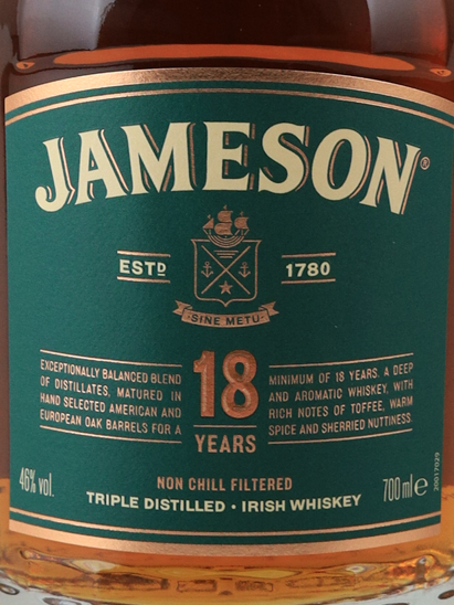 Jameson 18 Years 700ml