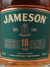 Load image into Gallery viewer, Jameson 18 Years 700ml