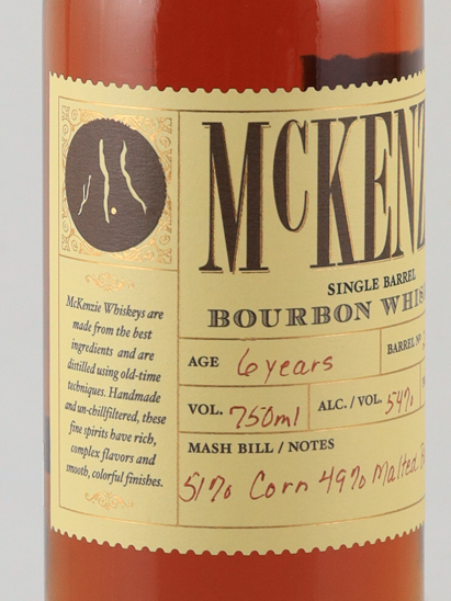 Finger Lakes Mackenzie Single Barrel Bourbon