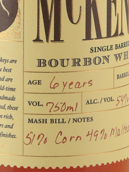 Finger Lakes Mackenzie Single Barrel Bourbon