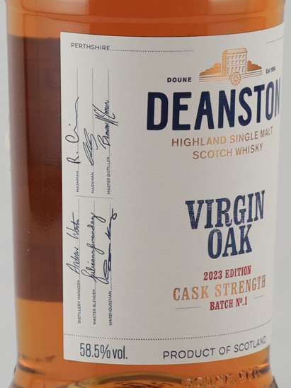 Deanston Virgin Oak Cask Strength