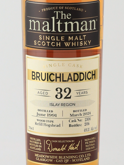 The Maltman Bruichladdich 32 Years 1991