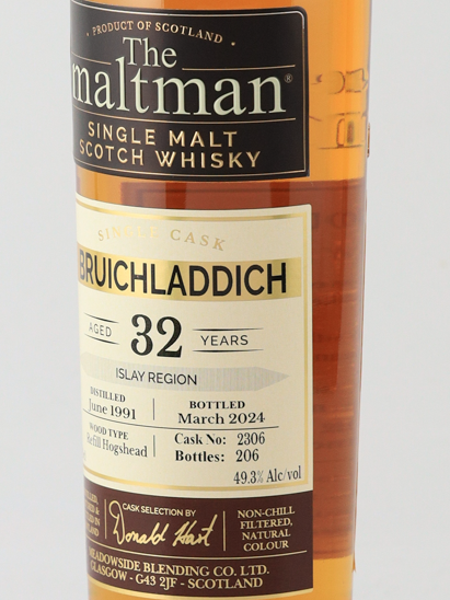 The Maltman Bruichladdich 32 Years 1991