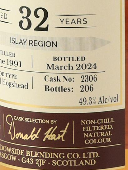 The Maltman Bruichladdich 32 Years 1991