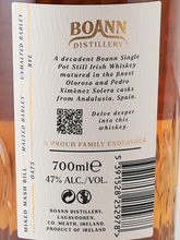 Load image into Gallery viewer, Boann Single Pot Still PX Cask