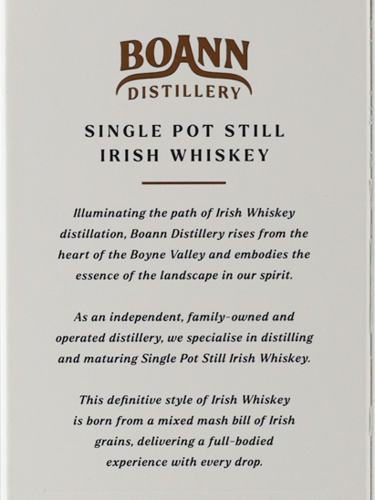 Boann Single Pot Still Madeira Cask