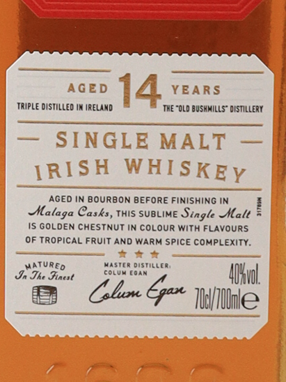 Bushmills 14 Year — Single Malt
