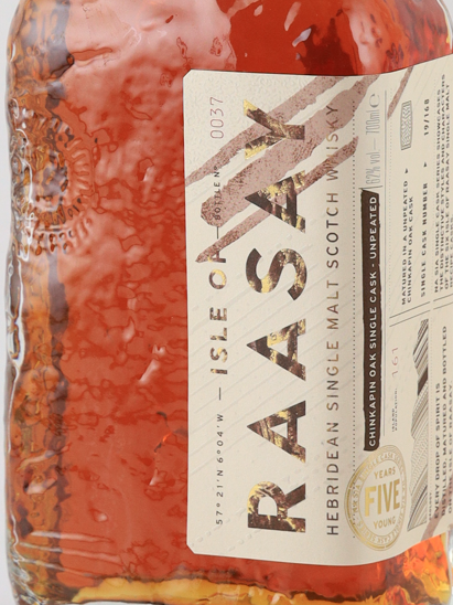Isle of Raasay Na h-Air 5 Years Chinkapin Oak Cask Unpeated