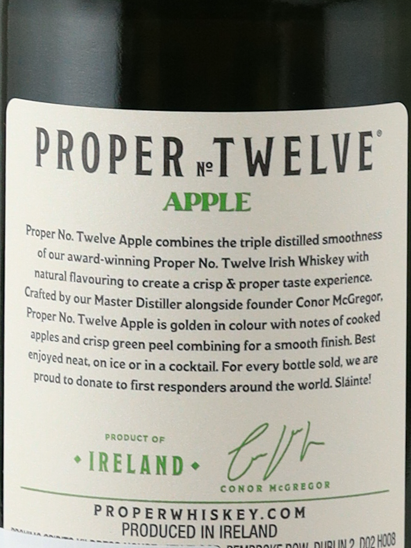 Proper No. Twelve Irish Apple
