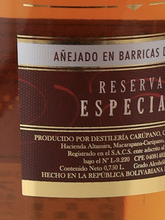 Load image into Gallery viewer, Ron Carupano 6 Years Reserva Especial
