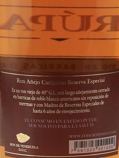 Ron Carupano 6 Years Reserva Especial