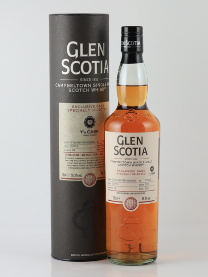 Glen Scotia 7 Years 2016 1st Fill Ruby Port Cask Y's Cask