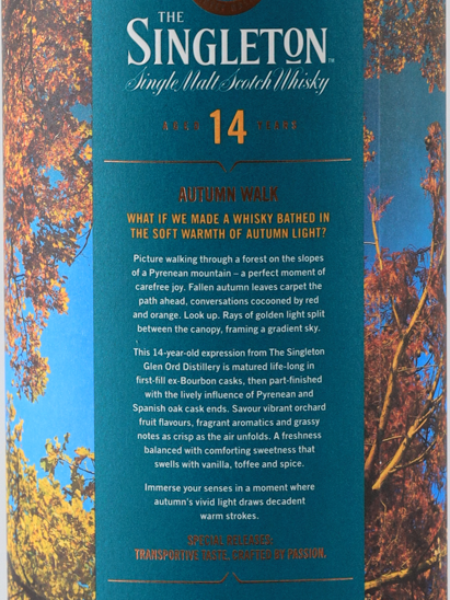The Singleton of Glen Ord 14 Years Special Release 2024