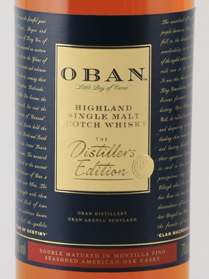 Oban Distillers Edition [Authorized Import]