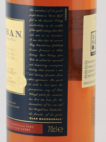 Oban Distillers Edition [Authorized Import]