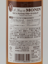 Load image into Gallery viewer, Monin Passion Fruit Syrup 700ml