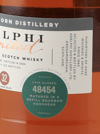 Adelphi Longmorn 32 Years 1992