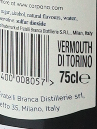 Carupano Classico 750ml
