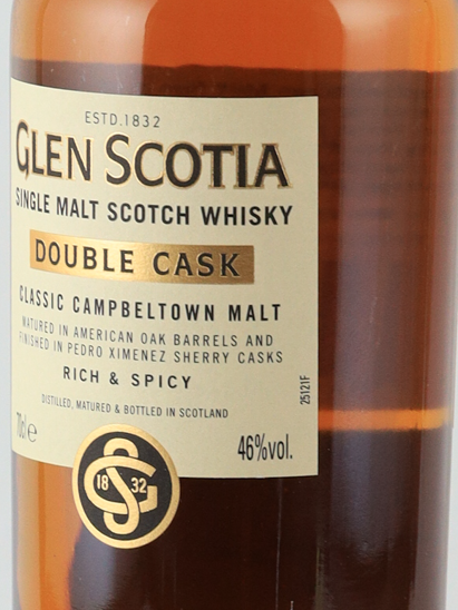 Glen Scotia Double Cask Old Label