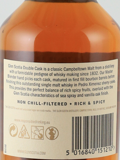 Glen Scotia Double Cask Old Label