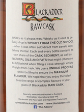 Load image into Gallery viewer, Black Adder Raw Cask Strathmill 11 Years 2013