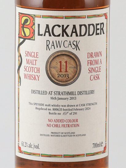 Black Adder Raw Cask Strathmill 11 Years 2013