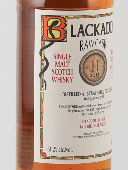 Black Adder Raw Cask Strathmill 11 Years 2013